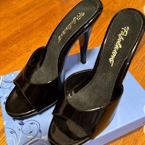 Fergalicious Black Women's Heels (pleaser brand)